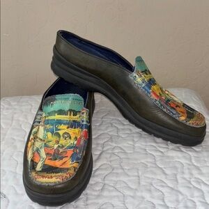 ICON Green and Black Flats Comfortable Loafers